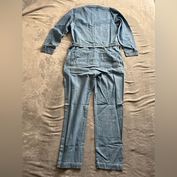 NWOT Outerknown Wyatt Denim Jumpsuit Blue Size Small - Picture 5 of 11